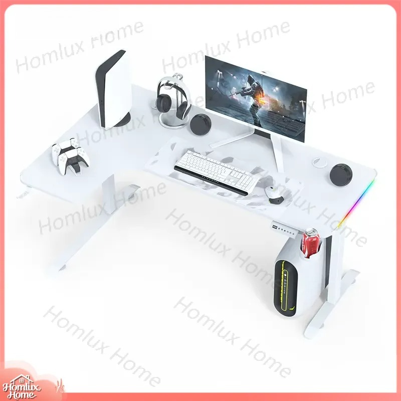 Gaming Desk Height Adjustable  - đánh giá và giá Desk Setup L Shaped