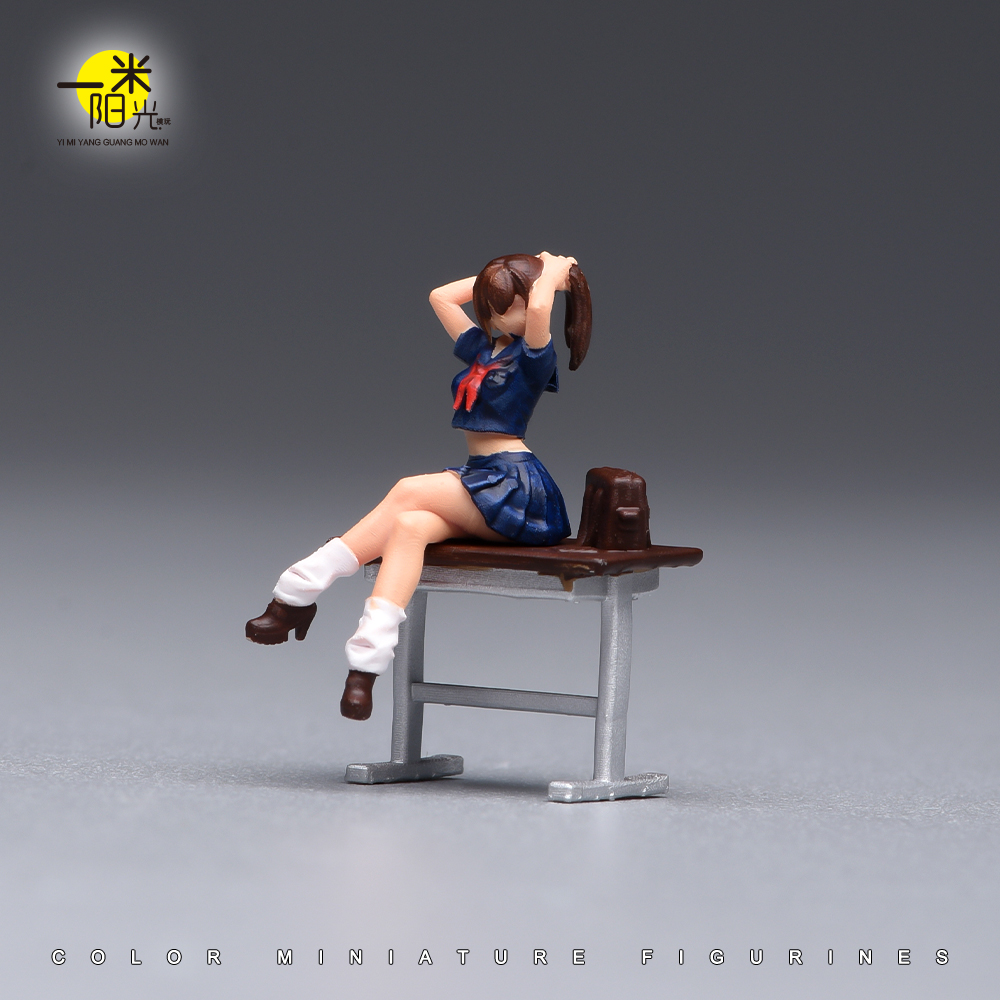 Painted Miniature 1/87 1/64 Ja - đánh giá và giá Desk Setup With Tv