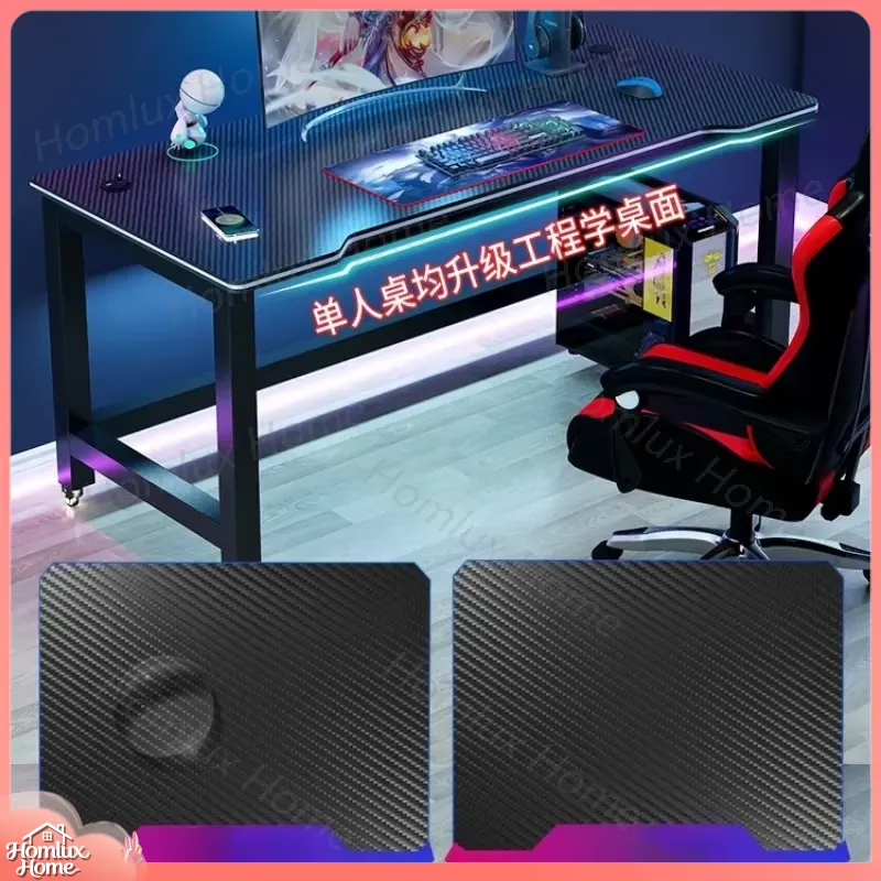 Carbon Fiber Texture Black Gam - đánh giá và giá Desk Setup L Shaped
